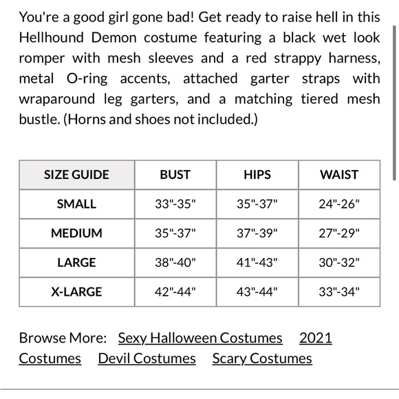 Yandy Hellhound Demon size S (never used) - Picture 3 of 3